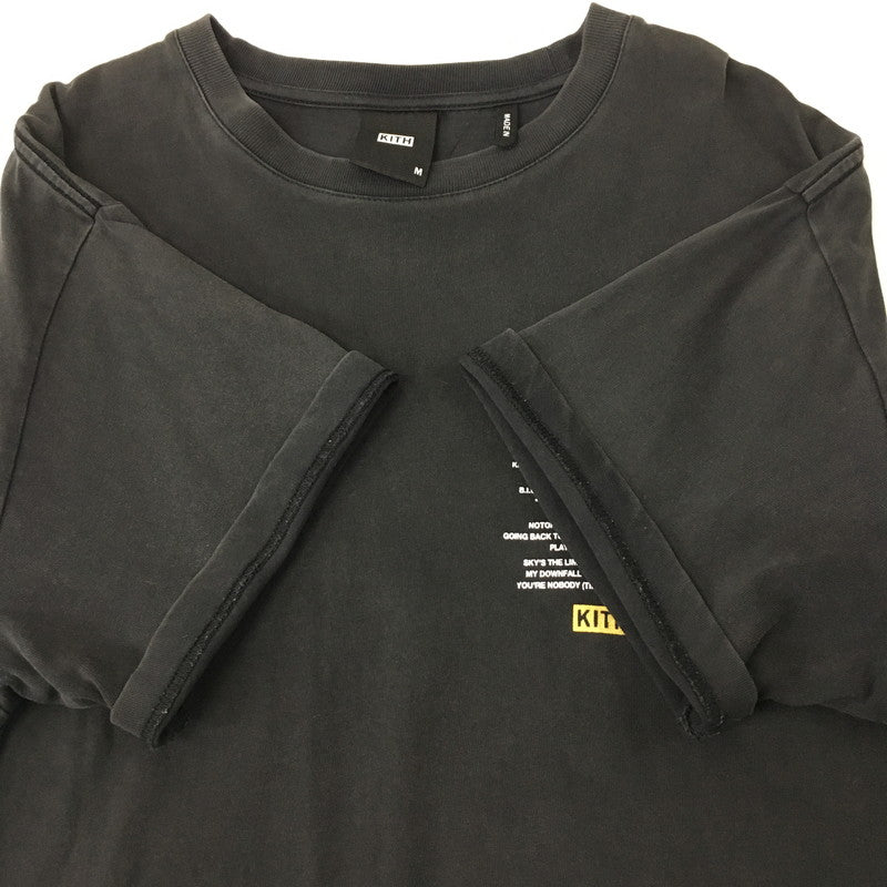 【中古品】【メンズ】  KITH キス 21SS THE NOTORIOUS B.I.G LIFE AFTER DEATH TEE KH030054 ザ ノトーリアス B.I.G ライフ アフター デス Tシャツ 半袖 トップス 142-241203-kk-23-tei サイズ：M カラー：ブラック 万代Net店