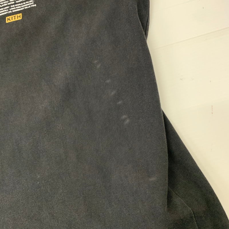 【中古品】【メンズ】  KITH キス 21SS THE NOTORIOUS B.I.G LIFE AFTER DEATH TEE KH030054 ザ ノトーリアス B.I.G ライフ アフター デス Tシャツ 半袖 トップス 142-241203-kk-23-tei サイズ：M カラー：ブラック 万代Net店