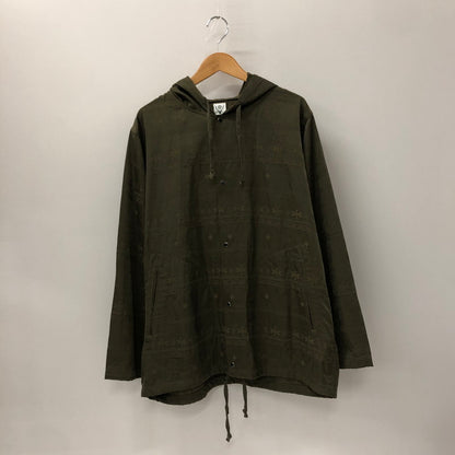 【中古品】【メンズ】 South2 West8 サウスツーウェストエイト SPORTS HOODIE EJ863 スポーツフーディー トップス パーカー 140-241018-kk-23-fuz サイズ：M カラー：カーキ 万代Net店