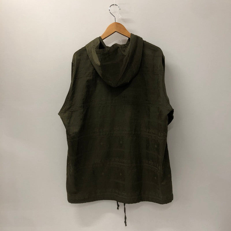 【中古品】【メンズ】 South2 West8 サウスツーウェストエイト SPORTS HOODIE EJ863 スポーツフーディー トップス パーカー 140-241018-kk-23-fuz サイズ：M カラー：カーキ 万代Net店