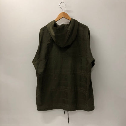 【中古品】【メンズ】 South2 West8 サウスツーウェストエイト SPORTS HOODIE EJ863 スポーツフーディー トップス パーカー 140-241018-kk-23-fuz サイズ：M カラー：カーキ 万代Net店