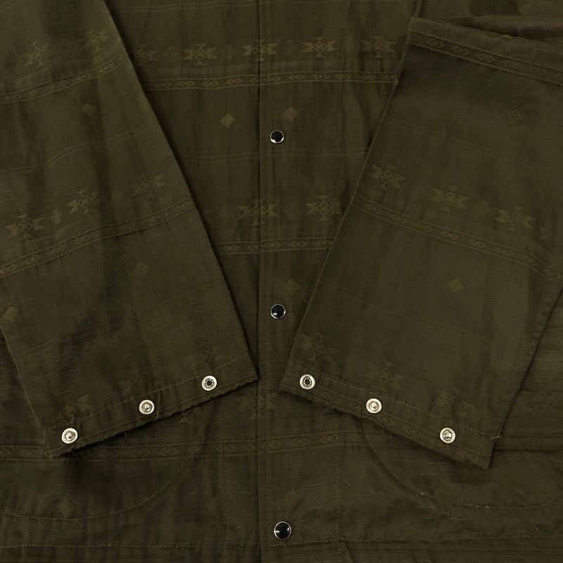 【中古品】【メンズ】 South2 West8 サウスツーウェストエイト SPORTS HOODIE EJ863 スポーツフーディー トップス パーカー 140-241018-kk-23-fuz サイズ：M カラー：カーキ 万代Net店