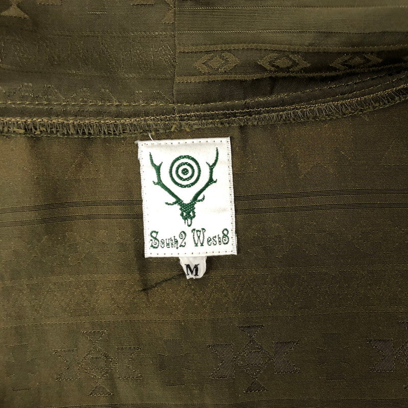 【中古品】【メンズ】 South2 West8 サウスツーウェストエイト SPORTS HOODIE EJ863 スポーツフーディー トップス パーカー 140-241018-kk-23-fuz サイズ：M カラー：カーキ 万代Net店