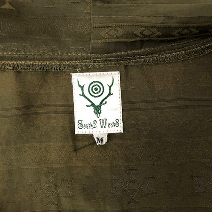 【中古品】【メンズ】 South2 West8 サウスツーウェストエイト SPORTS HOODIE EJ863 スポーツフーディー トップス パーカー 140-241018-kk-23-fuz サイズ：M カラー：カーキ 万代Net店