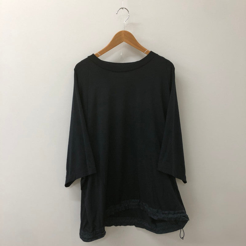 【中古品】【メンズ】 WHITE MOUNTAINEERING ホワイトマウンテニアリング 23SS OVERSIZED T-SHIRT WITH SHIRRING WM2371516 オーバーサイズ Tシャツ ウィズ シャーリング 半袖 トップス 140-250515-kk-03-tei サイズ：2 カラー：ネイビー 万代Net店