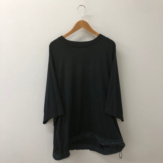 【中古品】【メンズ】 WHITE MOUNTAINEERING ホワイトマウンテニアリング 23SS OVERSIZED T-SHIRT WITH SHIRRING WM2371516 オーバーサイズ Tシャツ ウィズ シャーリング 半袖 トップス 140-250515-kk-03-tei サイズ：2 カラー：ネイビー 万代Net店