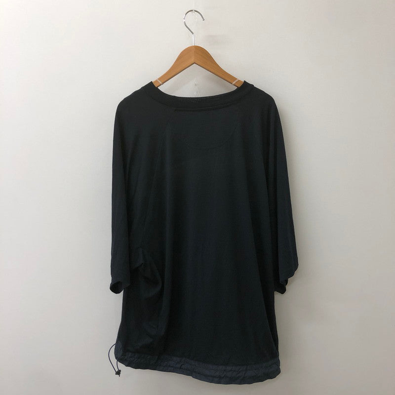【中古品】【メンズ】 WHITE MOUNTAINEERING ホワイトマウンテニアリング 23SS OVERSIZED T-SHIRT WITH SHIRRING WM2371516 オーバーサイズ Tシャツ ウィズ シャーリング 半袖 トップス 140-250515-kk-03-tei サイズ：2 カラー：ネイビー 万代Net店