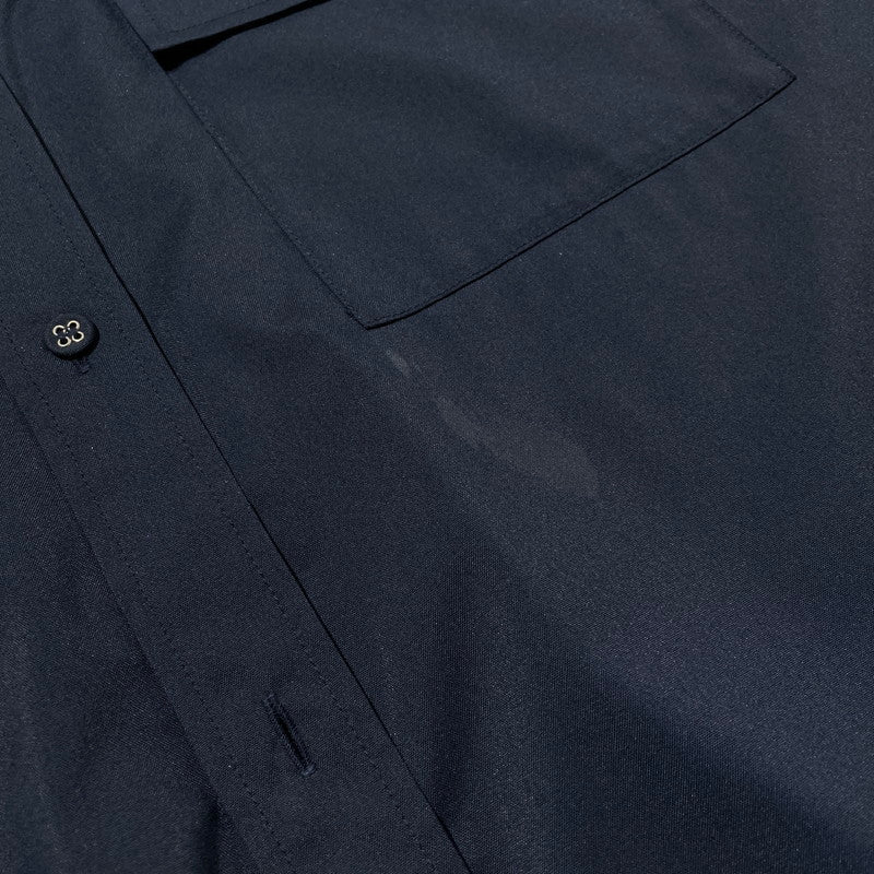 【中古品】【メンズ】 REGULAR COLLAR HALF SLEEVE SHIRT RW2471103 レギュラーカラー ハーフスリーブシャツ 半袖 トップス 140-241013-kk-14-tei サイズ：3 カラー：ネイビー 万代Net店
