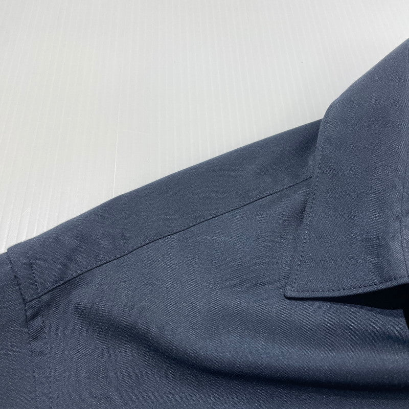 【中古品】【メンズ】 REGULAR COLLAR HALF SLEEVE SHIRT RW2471103 レギュラーカラー ハーフスリーブシャツ 半袖 トップス 140-241013-kk-14-tei サイズ：3 カラー：ネイビー 万代Net店