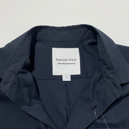【中古品】【メンズ】 REGULAR COLLAR HALF SLEEVE SHIRT RW2471103 レギュラーカラー ハーフスリーブシャツ 半袖 トップス 140-241013-kk-14-tei サイズ：3 カラー：ネイビー 万代Net店