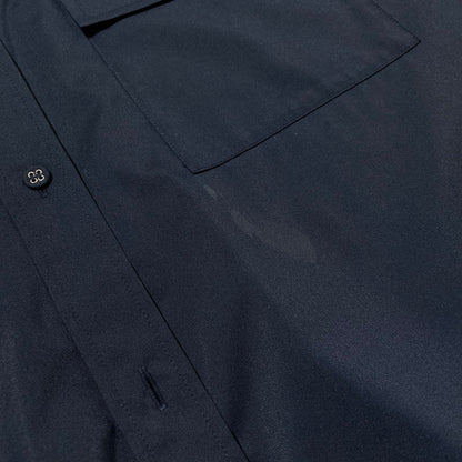 【中古品】【メンズ】 REGULAR COLLAR HALF SLEEVE SHIRT RW2471103 レギュラーカラー ハーフスリーブシャツ 半袖 トップス 140-241013-kk-14-tei サイズ：3 カラー：ネイビー 万代Net店
