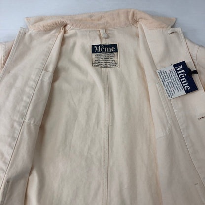 【中古品】【メンズ】  MEME メメ × BEAUTY&YOUTH UNITED ARROWS ビューティーアンドユース ユナイテッドアローズ 別注 コラボ COVERALL JACKET MEBY-FW22-01 カバーオールジャケット ライトアウター 147-250107-kk-27-tei サイズ：L カラー：アイボリー 万代Net店