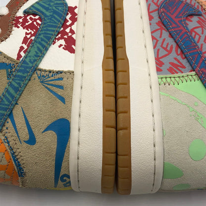 【未使用品】【メンズ】 NIKE SB ナイキ スケートボーディング × THOMAS CAMPBELL トーマス・キャンベル 別注 コラボ ZOOM DUNK HIGH PREM 918321-381 ズーム ダンクハイ プレミアム スニーカー 靴 160-260718-kk-39-hon カラー：ICED JADE/CIRCUIT ORANGE-SAIL 万代Net店