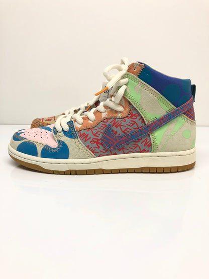 【未使用品】【メンズ】 NIKE SB ナイキ スケートボーディング × THOMAS CAMPBELL トーマス・キャンベル 別注 コラボ ZOOM DUNK HIGH PREM 918321-381 ズーム ダンクハイ プレミアム スニーカー 靴 160-260718-kk-39-hon カラー：ICED JADE/CIRCUIT ORANGE-SAIL 万代Net店