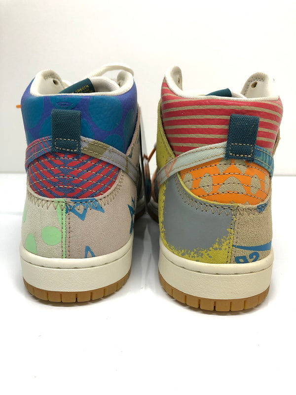 【未使用品】【メンズ】 NIKE SB ナイキ スケートボーディング × THOMAS CAMPBELL トーマス・キャンベル 別注 コラボ ZOOM DUNK HIGH PREM 918321-381 ズーム ダンクハイ プレミアム スニーカー 靴 160-260718-kk-39-hon カラー：ICED JADE/CIRCUIT ORANGE-SAIL 万代Net店