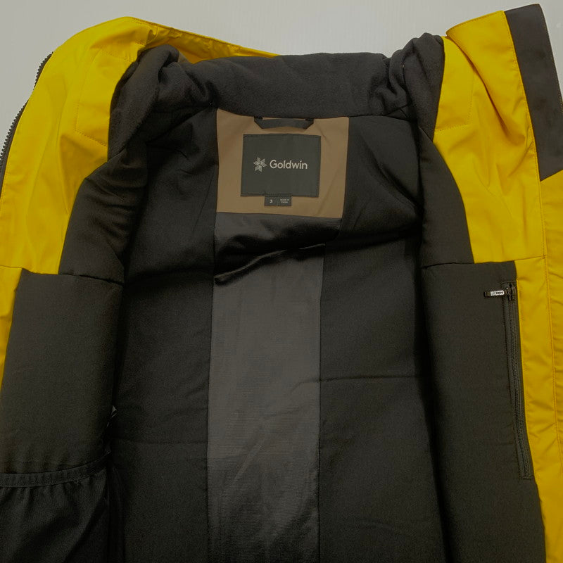 【中古品】【メンズ】  GOLDWIN ゴールドウィン 2-TONE COLOR HOODED JACKET G13303 ツートーン カラー フーデッドジャケット アウター スキーウェア 120-241125-kk-08-tei サイズ：3 カラー：グレイッシュトープ 万代Net店