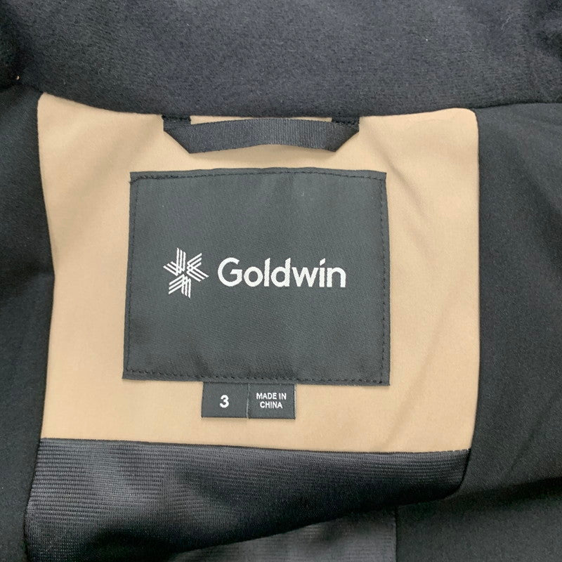【中古品】【メンズ】  GOLDWIN ゴールドウィン 2-TONE COLOR HOODED JACKET G13303 ツートーン カラー フーデッドジャケット アウター スキーウェア 120-241125-kk-08-tei サイズ：3 カラー：グレイッシュトープ 万代Net店