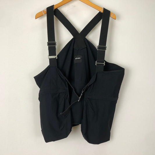 【中古品】【メンズ】 BEAMS ビームス BAG VEST 11-06-0536-139 バック ベスト トップス ナイロンベスト 147-251118-ts-14-tei サイズ：不明 カラー：ブラック 万代Net店