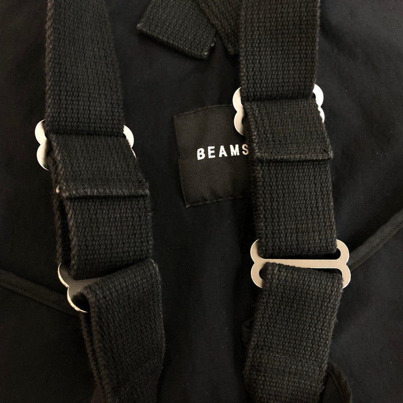 【中古品】【メンズ】 BEAMS ビームス BAG VEST 11-06-0536-139 バック ベスト トップス ナイロンベスト 147-251118-ts-14-tei サイズ：不明 カラー：ブラック 万代Net店