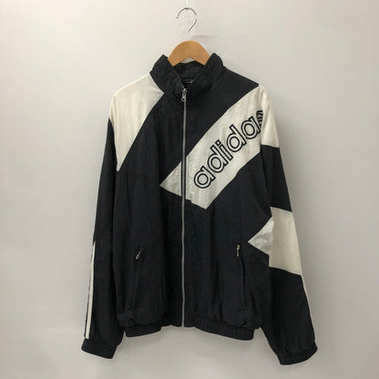 【中古品】【メンズ】 adidas アディダス 80-90's NYLON TRACK JACKET 80-90年代 ナイロン トラックジャケット ライトアウター 148-250108-kk-06-tei サイズ：M カラー：ブラック 万代Net店