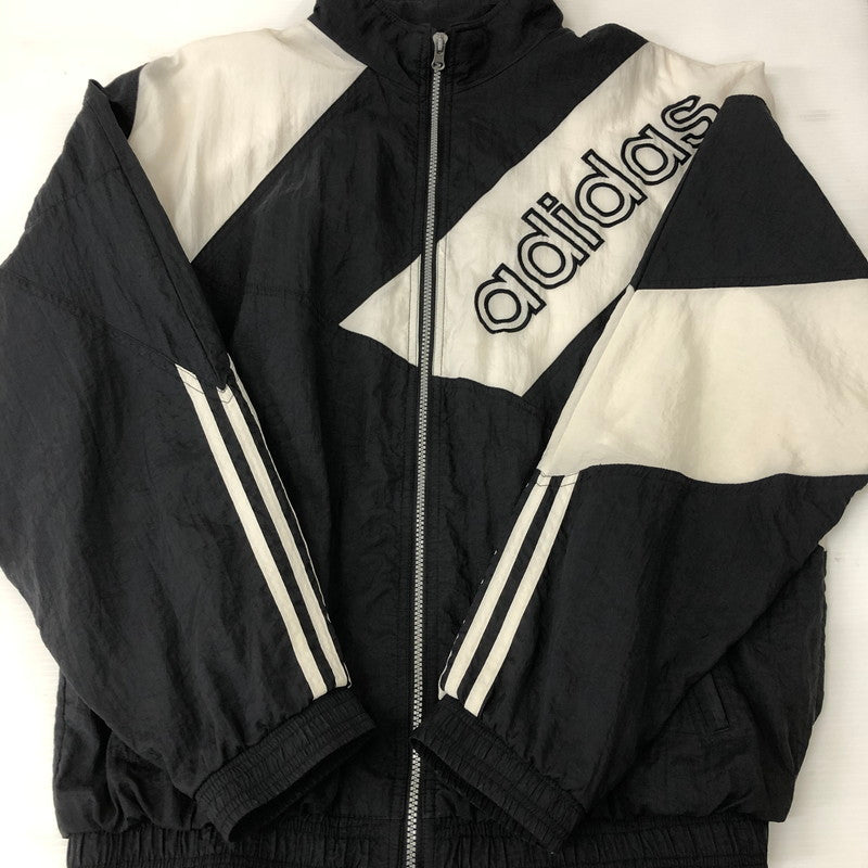 【中古品】【メンズ】 adidas アディダス 80-90's NYLON TRACK JACKET 80-90年代 ナイロン トラックジャケット ライトアウター 148-250108-kk-06-tei サイズ：M カラー：ブラック 万代Net店