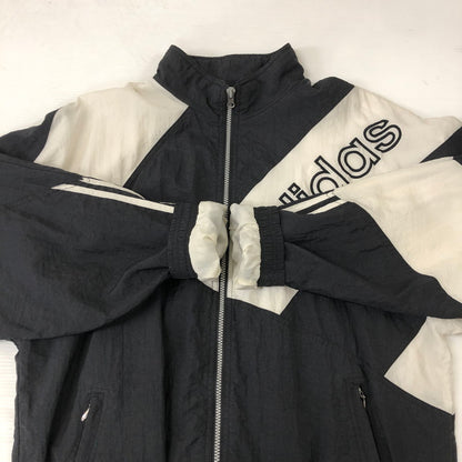 【中古品】【メンズ】 adidas アディダス 80-90's NYLON TRACK JACKET 80-90年代 ナイロン トラックジャケット ライトアウター 148-250108-kk-06-tei サイズ：M カラー：ブラック 万代Net店