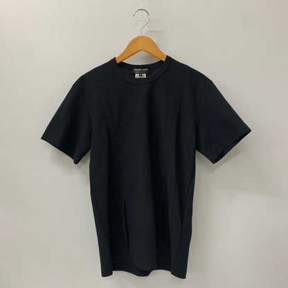 【中古品】【メンズ】  COMME des GARCONS HOMME DEUX コムデギャルソン オム ドゥ 22SS FRONT CORD TEE DI-T015 AD2021 フロントコードTシャツ 半袖 トップス 140-241203-kk-08-tei サイズ：M カラー：ブラック 万代Net店