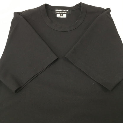 【中古品】【メンズ】  COMME des GARCONS HOMME DEUX コムデギャルソン オム ドゥ 22SS FRONT CORD TEE DI-T015 AD2021 フロントコードTシャツ 半袖 トップス 140-241203-kk-08-tei サイズ：M カラー：ブラック 万代Net店