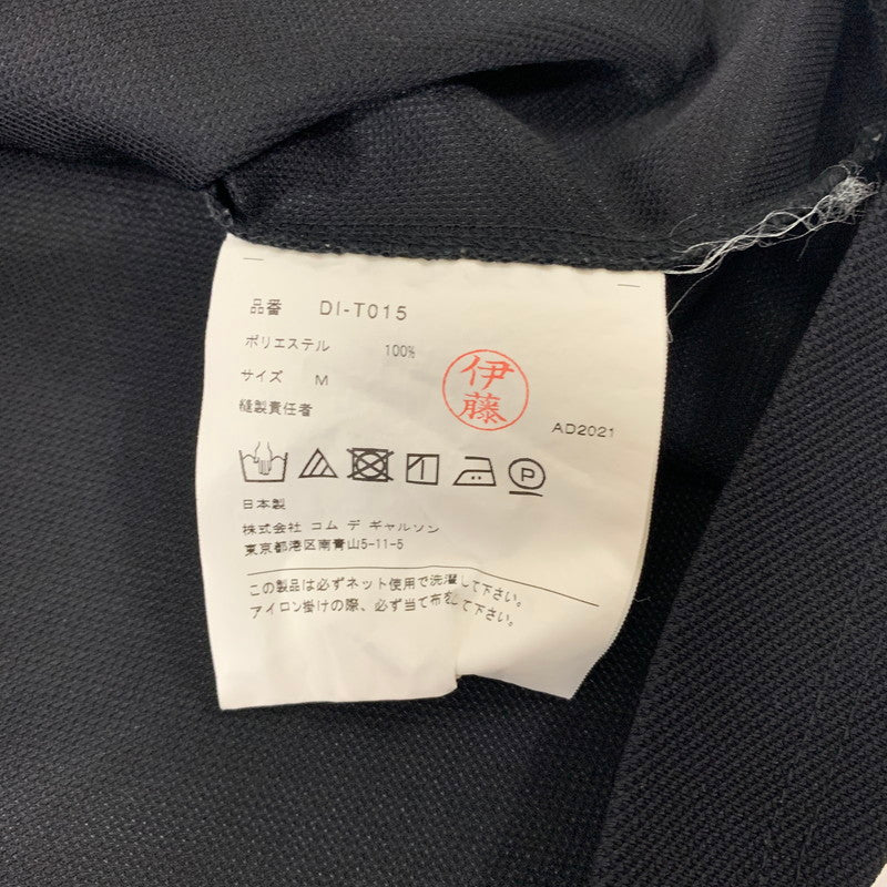 【中古品】【メンズ】  COMME des GARCONS HOMME DEUX コムデギャルソン オム ドゥ 22SS FRONT CORD TEE DI-T015 AD2021 フロントコードTシャツ 半袖 トップス 140-241203-kk-08-tei サイズ：M カラー：ブラック 万代Net店