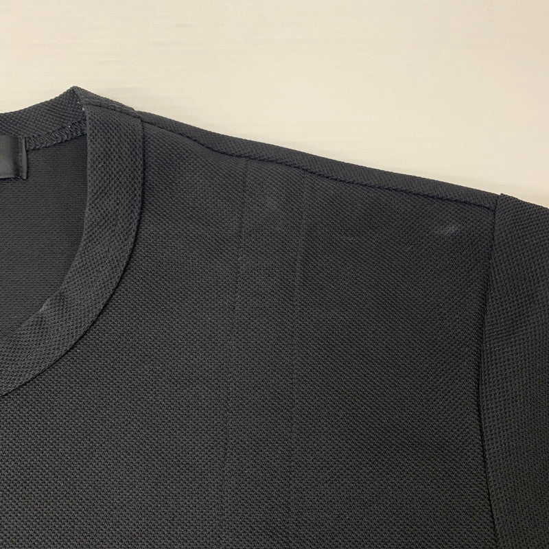 【中古品】【メンズ】  COMME des GARCONS HOMME DEUX コムデギャルソン オム ドゥ 22SS FRONT CORD TEE DI-T015 AD2021 フロントコードTシャツ 半袖 トップス 140-241203-kk-08-tei サイズ：M カラー：ブラック 万代Net店