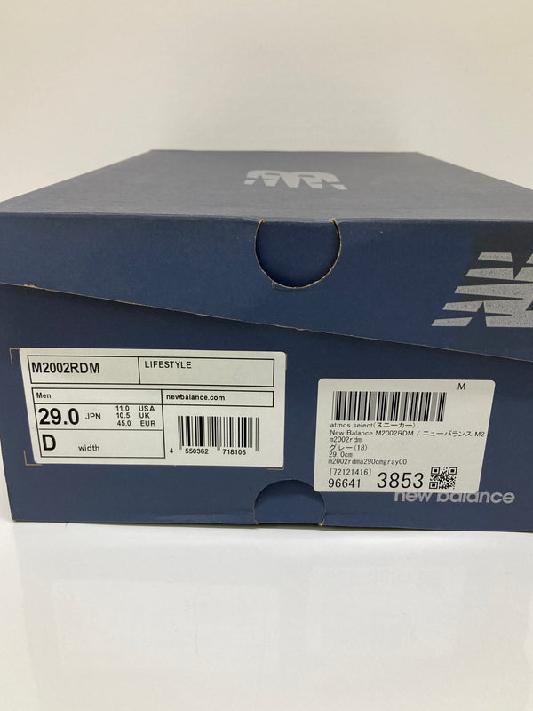 【中古品】【メンズ】 NEW BALANCE ニューバランス M2002RDM PROTECTION PACK プロテクションパック ローカット スニーカー 靴 162-260718-kk-33-hon カラー：GRAY 万代Net店