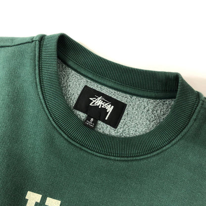 【中古品】【メンズ】 STUSSY ステューシー 24AW ATHLETICS CREW 118568 アスレチックス クルー トップス スウェット トレーナー 142-241020-kk-10-fuz サイズ：S カラー：PINE 万代Net店