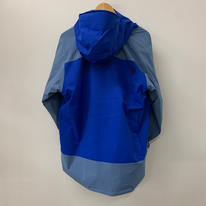 【中古品】【メンズ】  GOLDWIN ゴールドウィン 2-TONE COLOR HOODED JACKET G13303 ツートーン カラー フーデッドジャケット アウター スキーウェア 120-241125-kk-09-tei サイズ：3 カラー：コロネットブルー 万代Net店