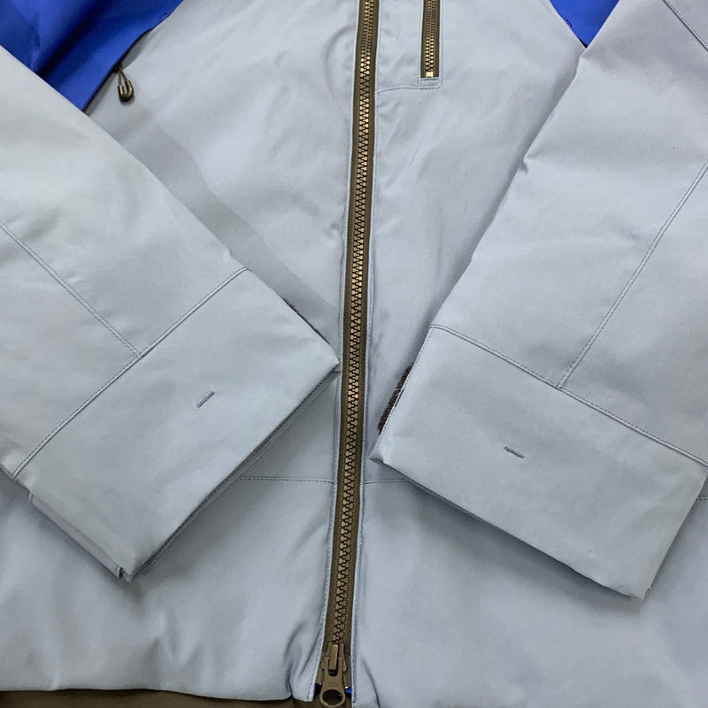 【中古品】【メンズ】  GOLDWIN ゴールドウィン 2-TONE COLOR HOODED JACKET G13303 ツートーン カラー フーデッドジャケット アウター スキーウェア 120-241125-kk-09-tei サイズ：3 カラー：コロネットブルー 万代Net店