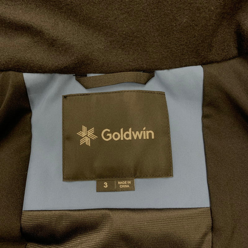 【中古品】【メンズ】  GOLDWIN ゴールドウィン 2-TONE COLOR HOODED JACKET G13303 ツートーン カラー フーデッドジャケット アウター スキーウェア 120-241125-kk-09-tei サイズ：3 カラー：コロネットブルー 万代Net店