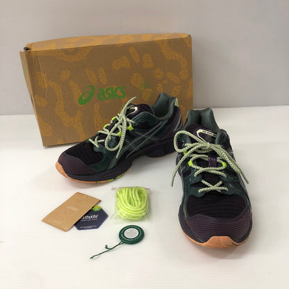【中古品】【メンズ】 × BRAIN DEAD ブレインデッド 別注 コラボ GEL-NIMBUS 9 NIGHTSHADE 1201A849-020 ゲル ニンバス9 スニーカー 靴 162-241023-kk-16-tei サイズ：28.25cm/US 10 1/2 カラー：NIGHTSHADE/LAUREL WREATH 万代Net店