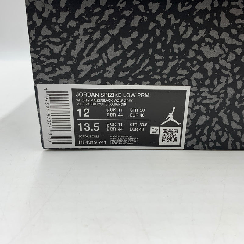 【中古品】【メンズ】 NIKE ナイキ JORDAN SPIZIKE LOW PRM VARSITY MAIZE HF4319-741 ジョーダン スパイジーク ロー バーシティメイズ スニーカー 靴 160-260220-ko-04-tei サイズ：30cm カラー：イエロー 万代Net店