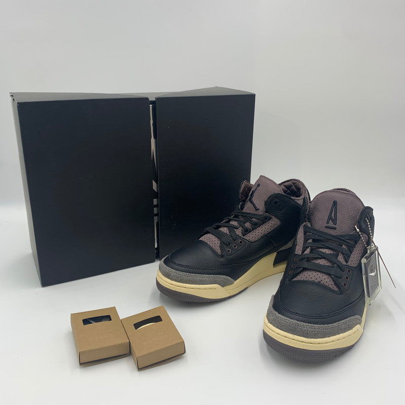【中古美品】【メンズ】 NIKE ナイキ × A MA MANIERE ア マ マニエール 別注 コラボ 24AW WMNS AIR JORDAN 3 RETRO OG SP FZ4811-001 ウィメンズ エアジョーダン3 レトロ スニーカー 靴 160-241025-kk-14-tei カラー：BLACK/BLACK-FLAT PEWTER 万代Net店