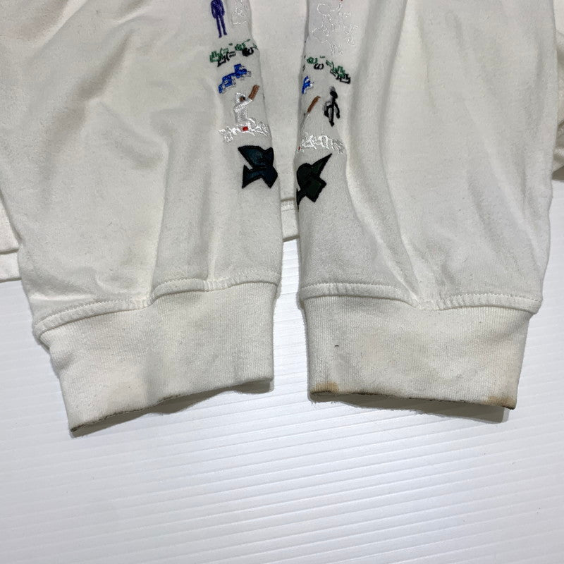 【現状渡し品】【メンズ】 Supreme シュプリーム 23SS AOI ICONS L/S TOP アオイ アイコン ロングスリーブ Tシャツ 長袖 トップス 149-260615-yo-06-tei サイズ：XL カラー：ホワイト 万代Net店