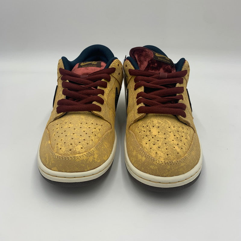 【中古美品】【メンズ】 NIKE ナイキ SB DUNK LOW PRO FZ1278-200 CITY OF CINEMA スケートボーディング ダンク ロー プロ シティーオブシネマ スニーカー 靴 160-241025-kk-17-tei カラー：CELESTIAL GOLD/BLACK 万代Net店