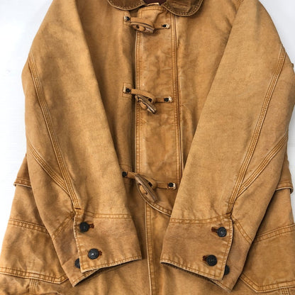 【中古品】【メンズ】  RETRO GRADE レトログレード DUCK FIREMAN JACKET ダック ファイヤーマンジャケット アウター 145-241219-kk-12-tei サイズ：L カラー：キャメル 万代Net店