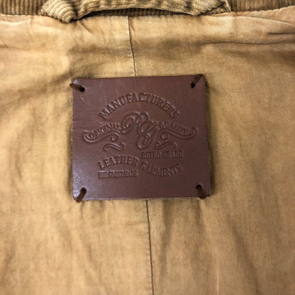 【中古品】【メンズ】  RETRO GRADE レトログレード DUCK FIREMAN JACKET ダック ファイヤーマンジャケット アウター 145-241219-kk-12-tei サイズ：L カラー：キャメル 万代Net店