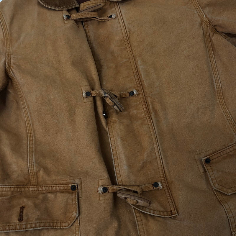 【中古品】【メンズ】  RETRO GRADE レトログレード DUCK FIREMAN JACKET ダック ファイヤーマンジャケット アウター 145-241219-kk-12-tei サイズ：L カラー：キャメル 万代Net店