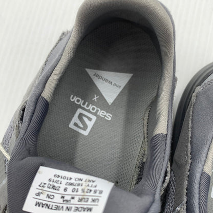 【中古品】【メンズ】 SALOMON × and wander サロモン アンドワンダー 410149 ローカットスニーカー シューズ 162-260821-nm-54-teih サイズ：27cm カラー：グレー 万代Net店