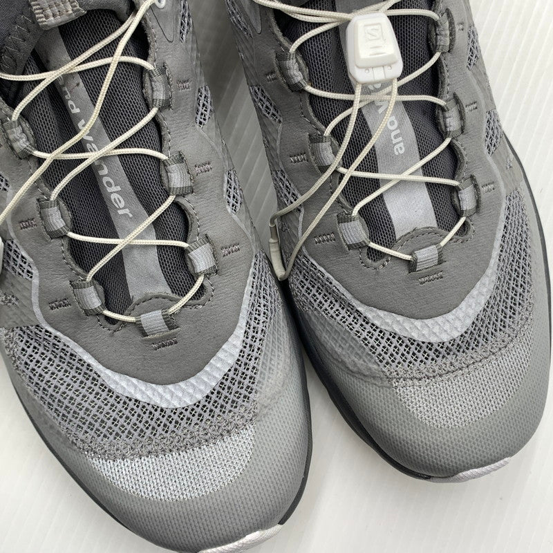 【中古品】【メンズ】 SALOMON × and wander サロモン アンドワンダー 410149 ローカットスニーカー シューズ 162-260821-nm-54-teih サイズ：27cm カラー：グレー 万代Net店