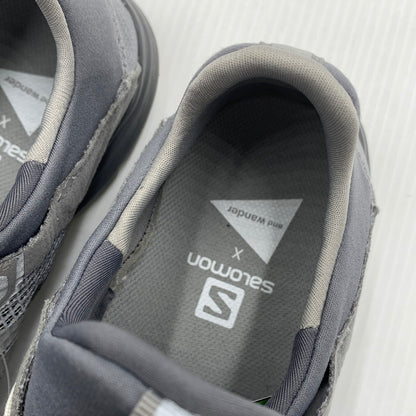 【中古品】【メンズ】 SALOMON × and wander サロモン アンドワンダー 410149 ローカットスニーカー シューズ 162-260821-nm-54-teih サイズ：27cm カラー：グレー 万代Net店