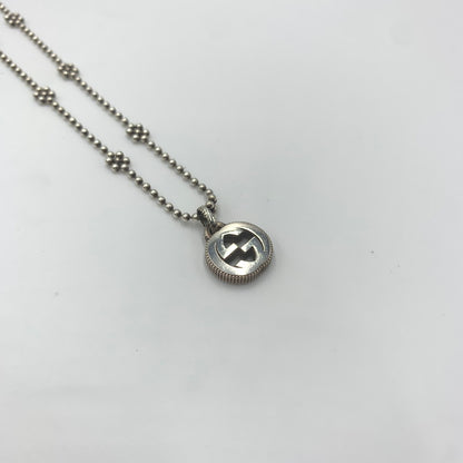 【中古品】【レディース】 GUCCI グッチ INTERLOCKING NECKRACE 479221 インターロッキング ネックレス ボールチェーン アクセサリー 182-241108-yo-02-tei カラー：シルバー 万代Net店