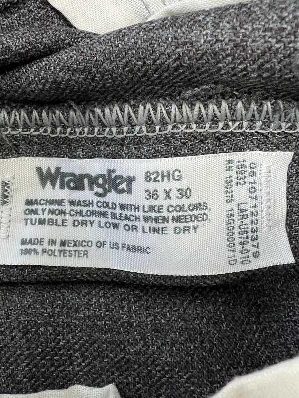 【中古品】【メンズ】 WRANGLER ラングラー 00'S 82HG POLYESTER WRANCHER PANT ランチャーパンツ ボトムス ヴィンテージ 156-260921-AS-27-hon サイズ：36×30 カラー：グレー 万代Net店
