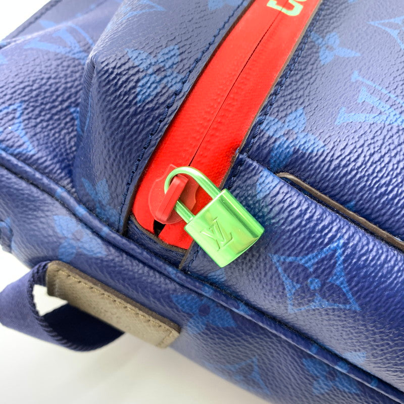 【中古品】【メンズ】 LOUIS VUITTON ルイ・ヴィトン M43829 メッセンジャーPM モノグラム・パシフィック ショルダーバッグ カバン 179-260403-ts-05-otoh カラー：ブルー 万代Net店