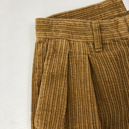 【中古品】【メンズ】 WTAPS ダブルタップス 21AW TUCK 02 TROUSERS/COTTON.CORDUROY 212TQDT-PTM02 コーデュロイ トラウザーパンツ ボトムス 153-241110-kk-31-tei サイズ：01 カラー：キャメル 万代Net店